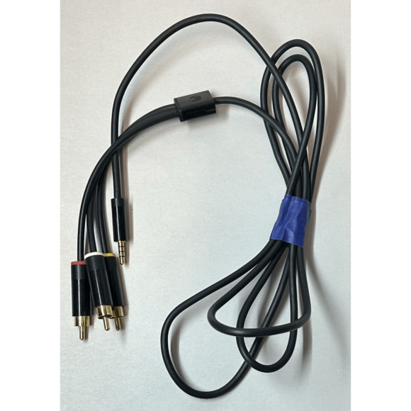 XBOX 360 AV Chord Authentic Microsoft Works Perfectly RCA Red Yellow White - Picture 2 of 6